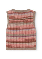 Handgebreide spencer - Talvar Multicolour Girl – 100% alpaca – MarMar Copenhagen