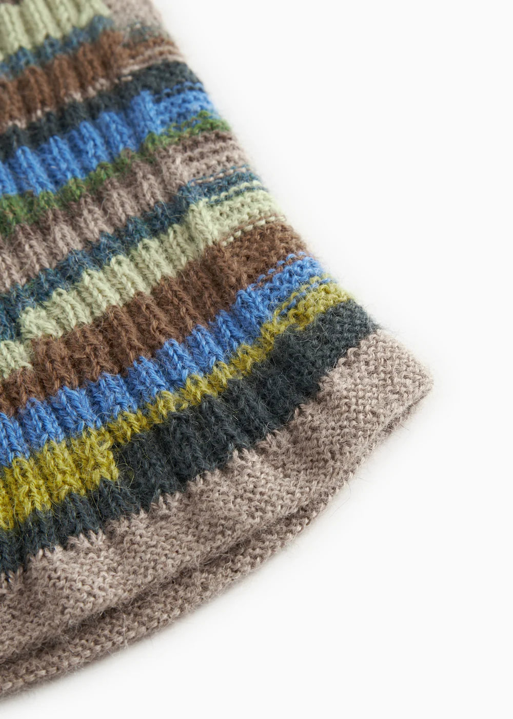 Handgebreide spencer - Talvar Multicolour Boy – 100% alpaca – MarMar Copenhagen