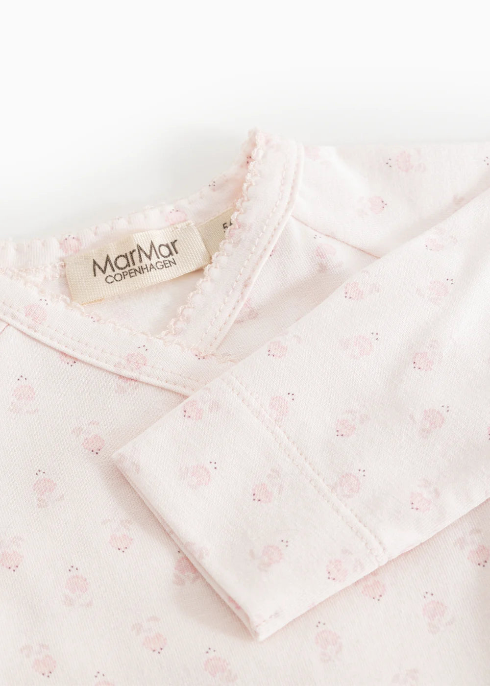 Sleepsuit with feet - Rubetta Mini Bloom – Modal & organic cotton – MarMar Copenhagen