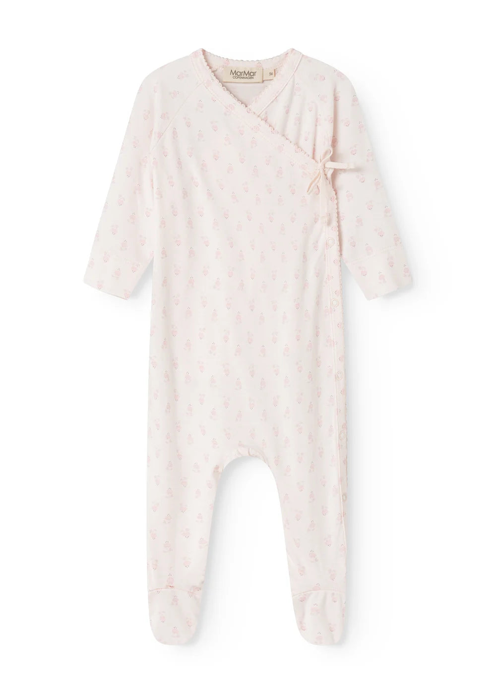 Sleepsuit with feet - Rubetta Mini Bloom – Modal & organic cotton – MarMar Copenhagen