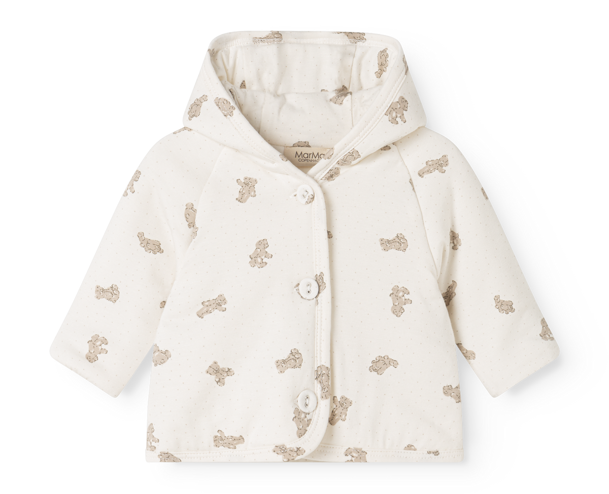 Gewatteerd babyjasje - Jula – Teddybears – Modal & biologisch katoen – MarMar Copenhagen