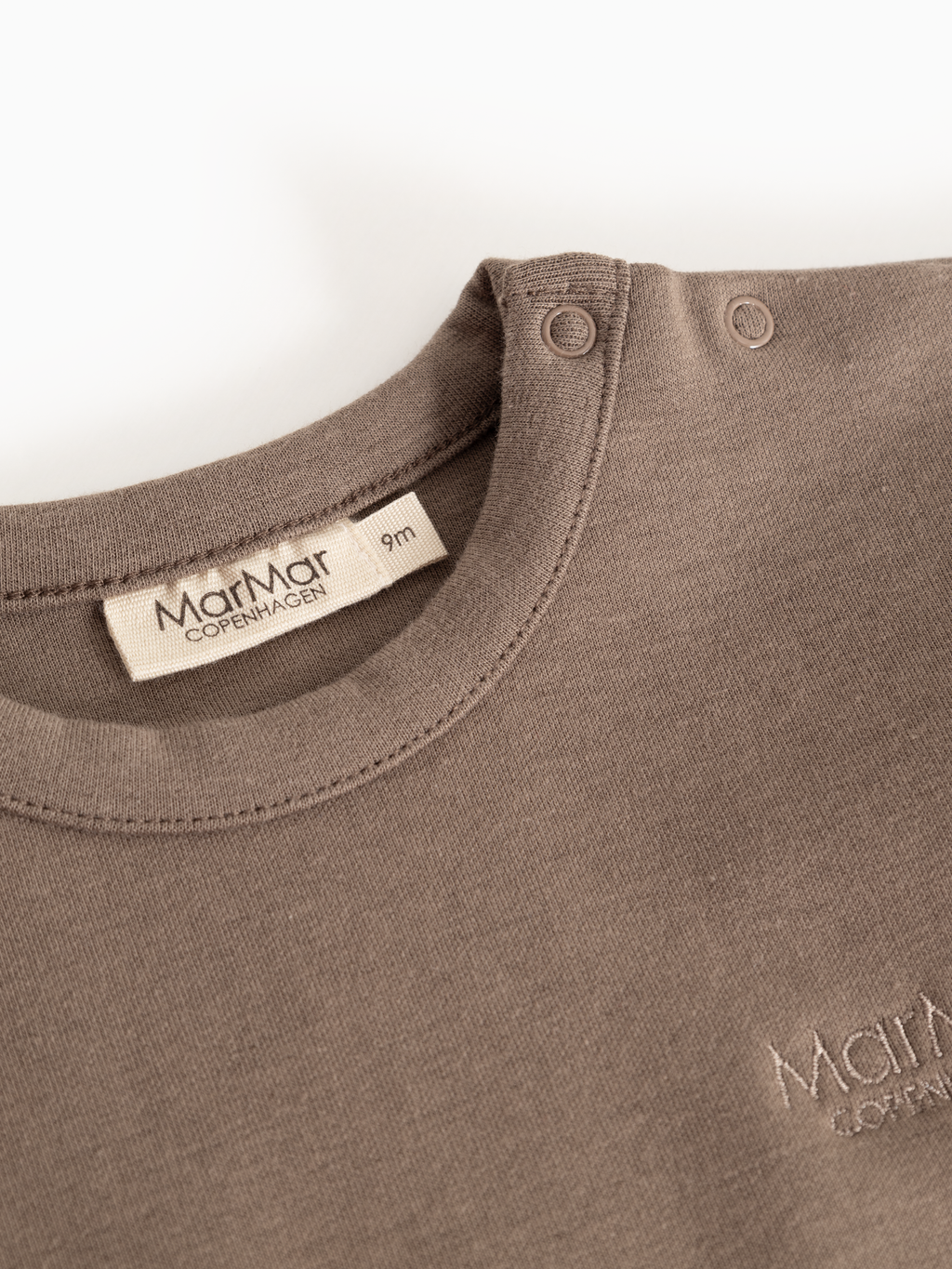Baby sweater Toan B - Double Jersey - Dusty Brown - MarMar Copenhagen - productfoto - afbeelding 6