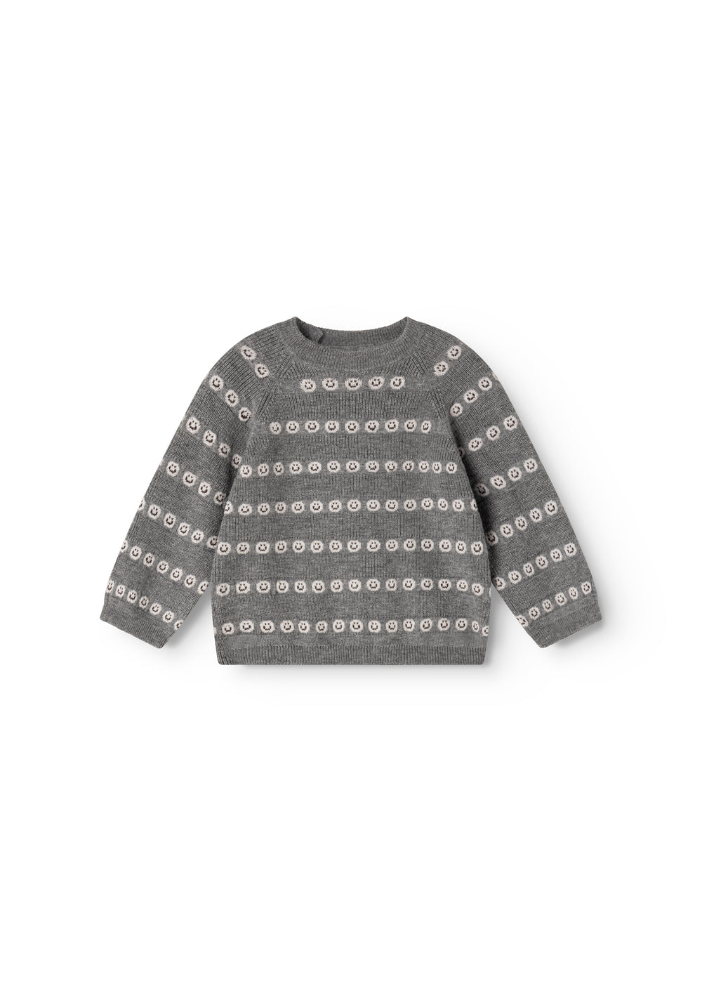 Gebreide trui Torin B - Creamy Smiles – Merinowol & katoen – MarMar Copenhagen