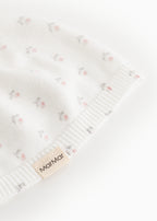 Strikmutsje Axa Flower Stripe – Biologisch katoen & modal – MarMar Copenhagen