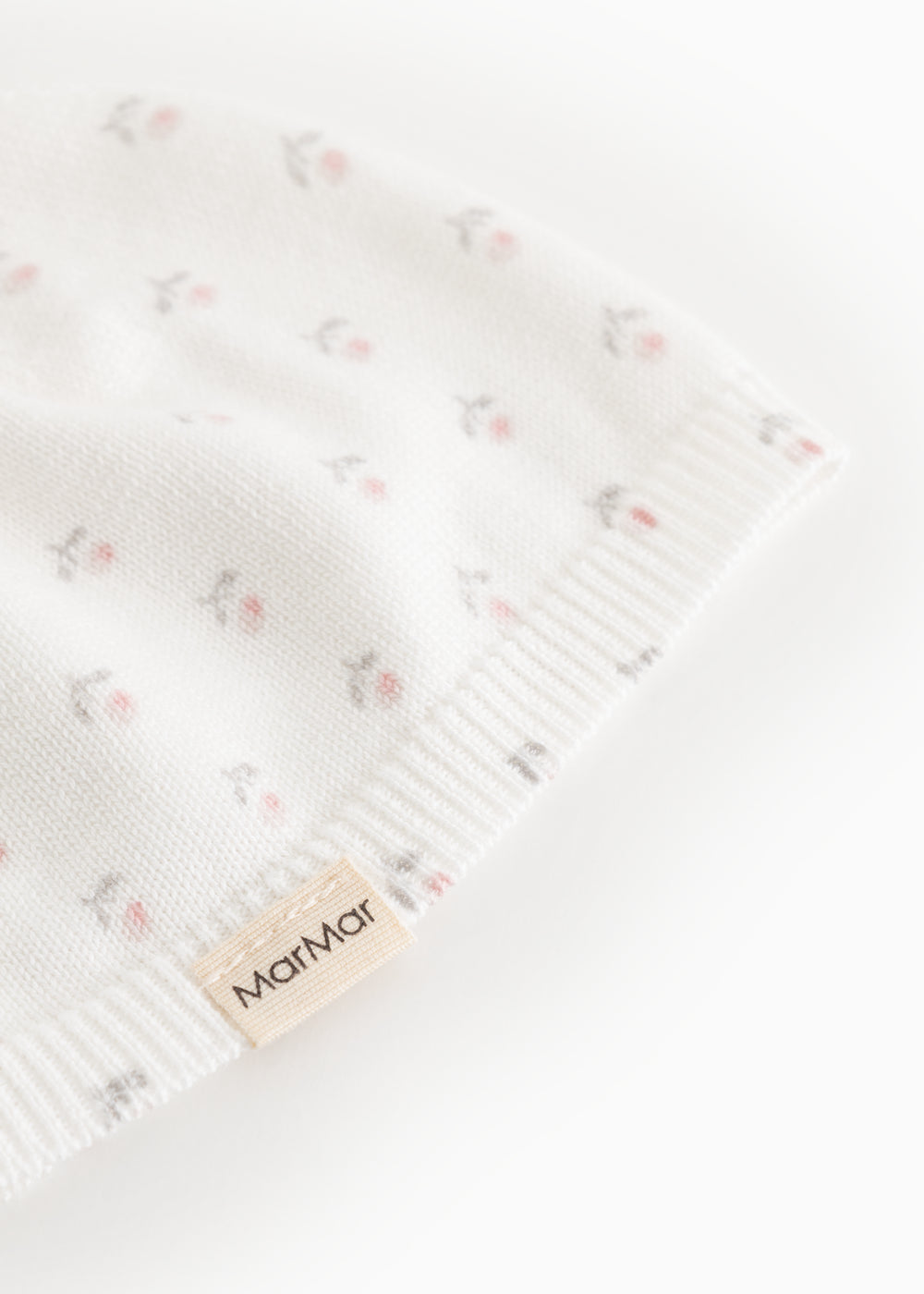 Strikmutsje Axa Flower Stripe – Biologisch katoen & modal – MarMar Copenhagen
