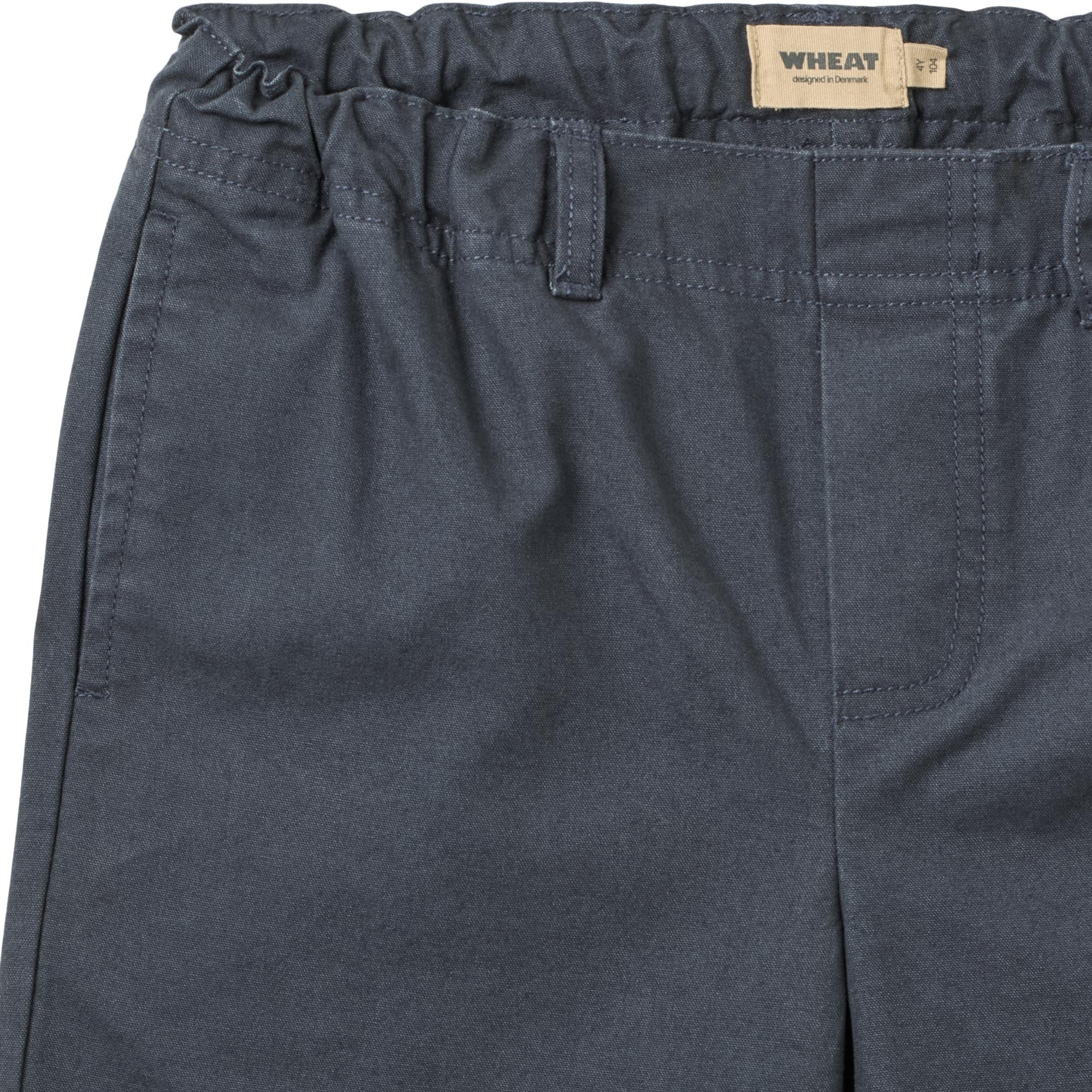 Pants/Trousers - Trousers Julian - Organic cotton - Ink/Navy - Wheat