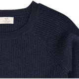 Gebreide Baby Trui - Merino Classic Rib Knit - Navy Blue - Copenhagen Colors