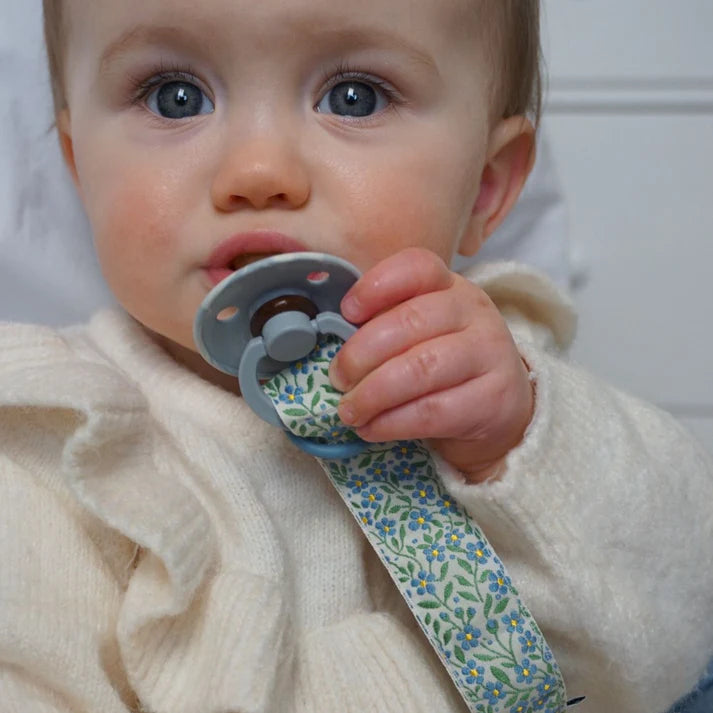 Speenkoord Biarritz - Handgemaakt - Baby Bloom Clips