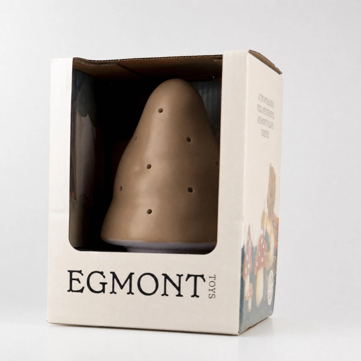 Nachtlamp Paddenstoel Klein – Chocolade met dimmer – 28 cm – Egmont Toys