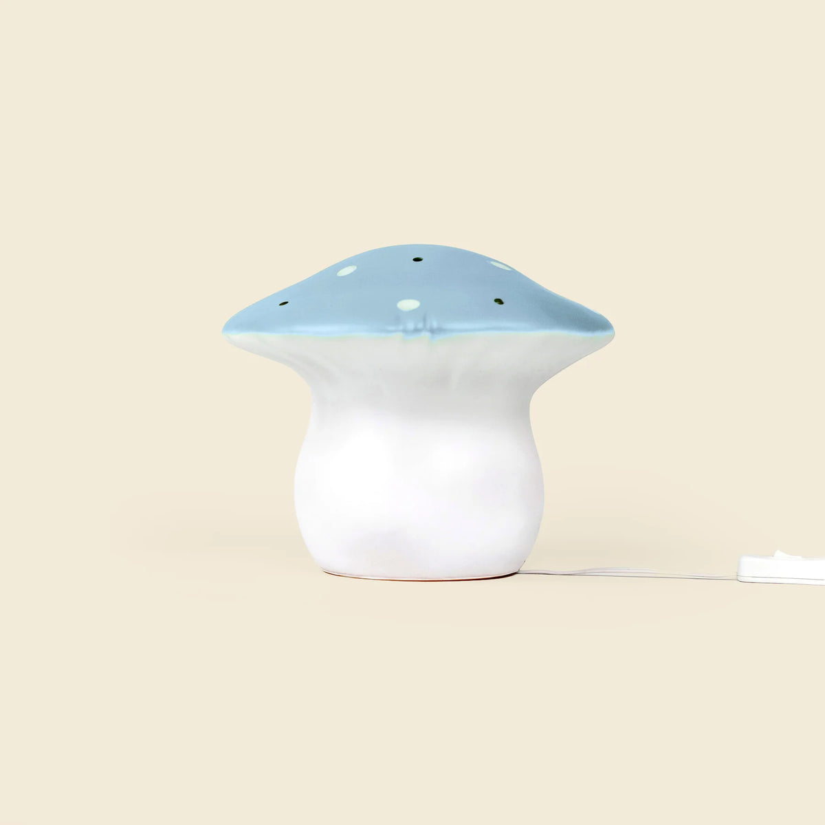 Nachtlamp Paddenstoel Middel – Blauw met dimmer – 26 x 20 cm – Egmont Toys