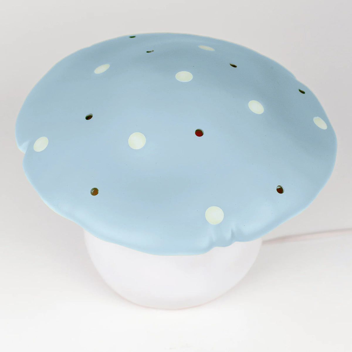 Nachtlamp Paddenstoel Middel – Blauw met dimmer – 26 x 20 cm – Egmont Toys