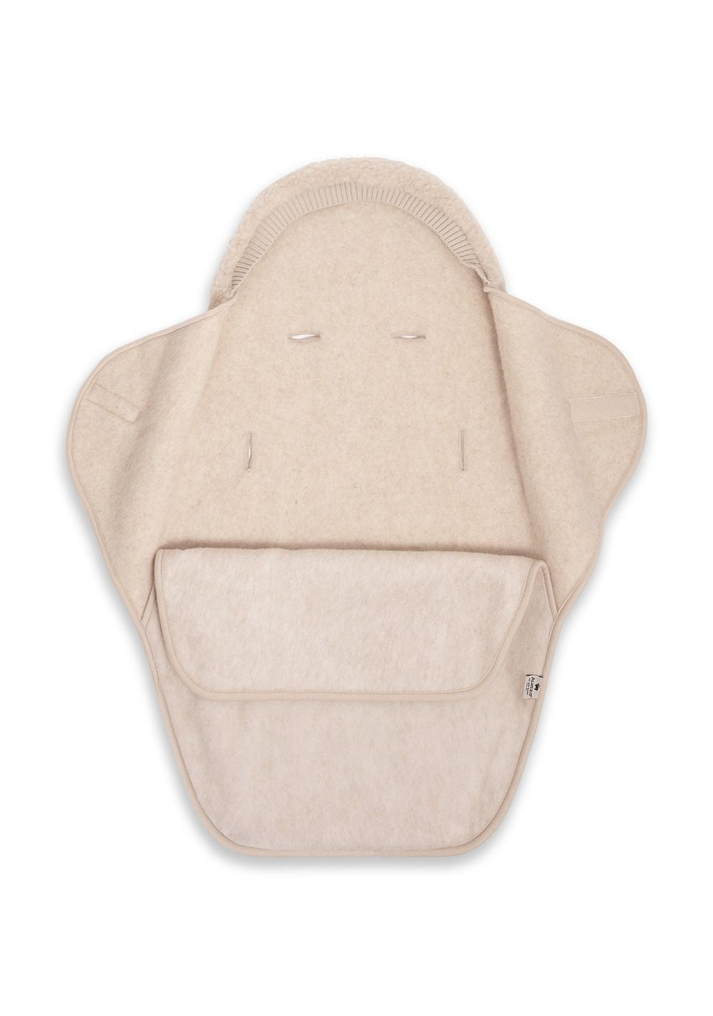 Wikkeldeken Wingy Uni Beige – 100% wol – Alwero