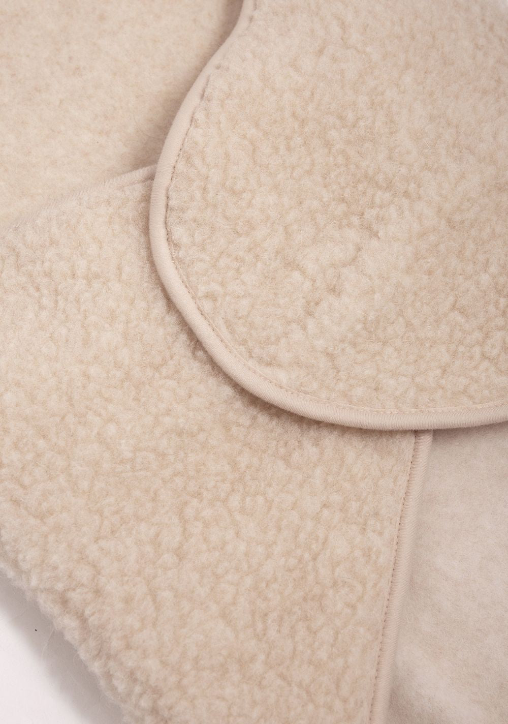 Wikkeldeken Wingy Uni Beige – 100% wol – Alwero