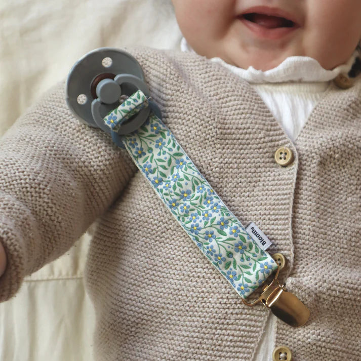 Speenkoord Biarritz - Handgemaakt - Baby Bloom Clips