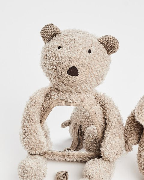 SmallStuff - Activity Rabbit - Toy with mirror - 100% cotton bouclé