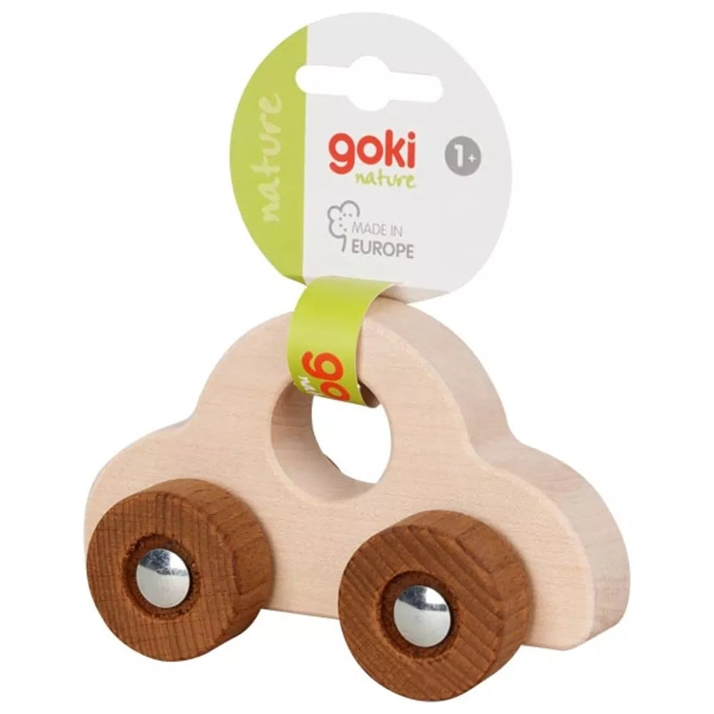 Houten Auto - Goki Nature - Enkel Stuk - productfoto