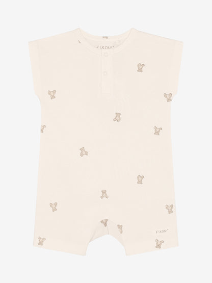 Sommeranzug - Jumpsuit - Bärchen-Print - Fixoni