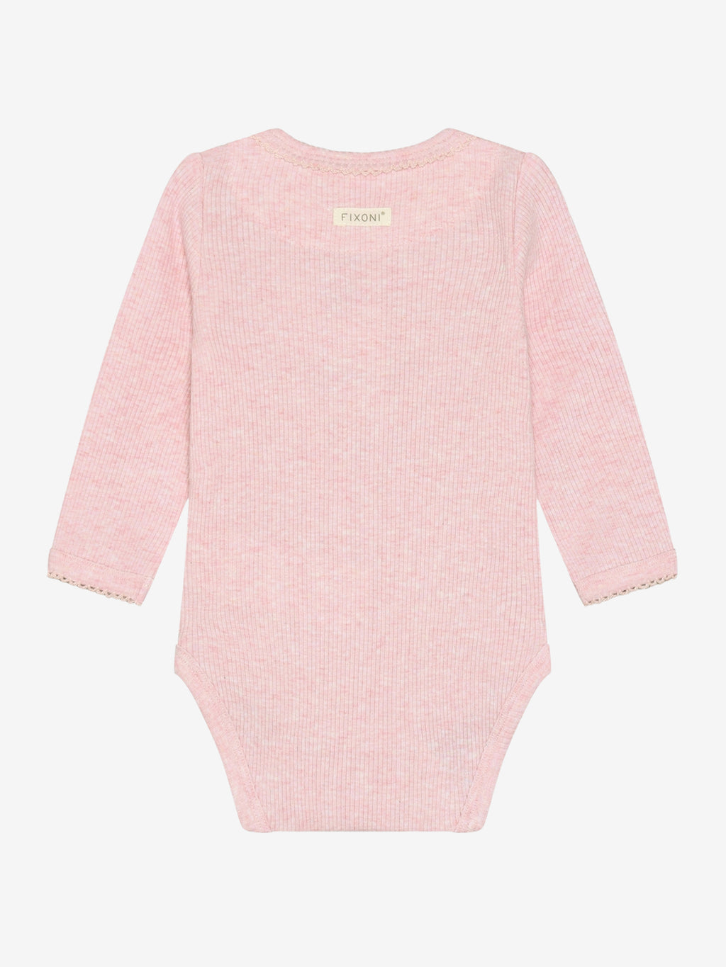 Romper - Modal/katoen - Roze/Bleached Mauve Melange - Fixoni