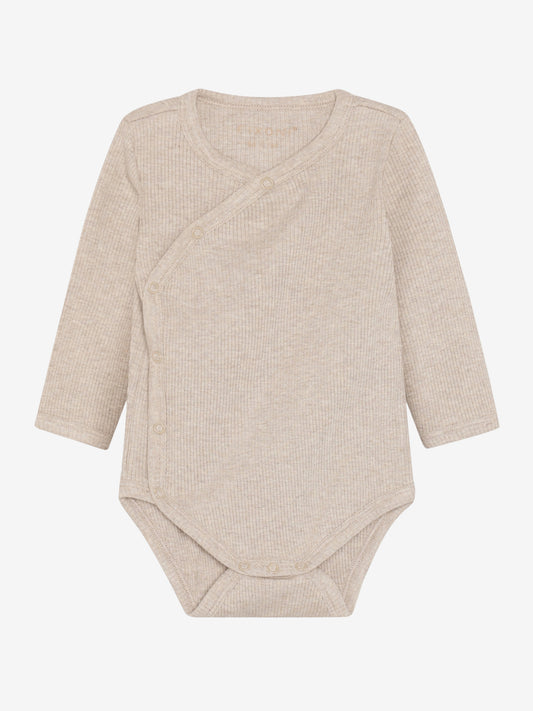 Overslagromper - Modal/katoen - Beige/Pure Cashmere - Fixoni