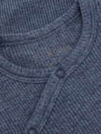 Overslagromper - Modal/katoen - Donkerblauw/Vintage Indigo Melange - Fixoni
