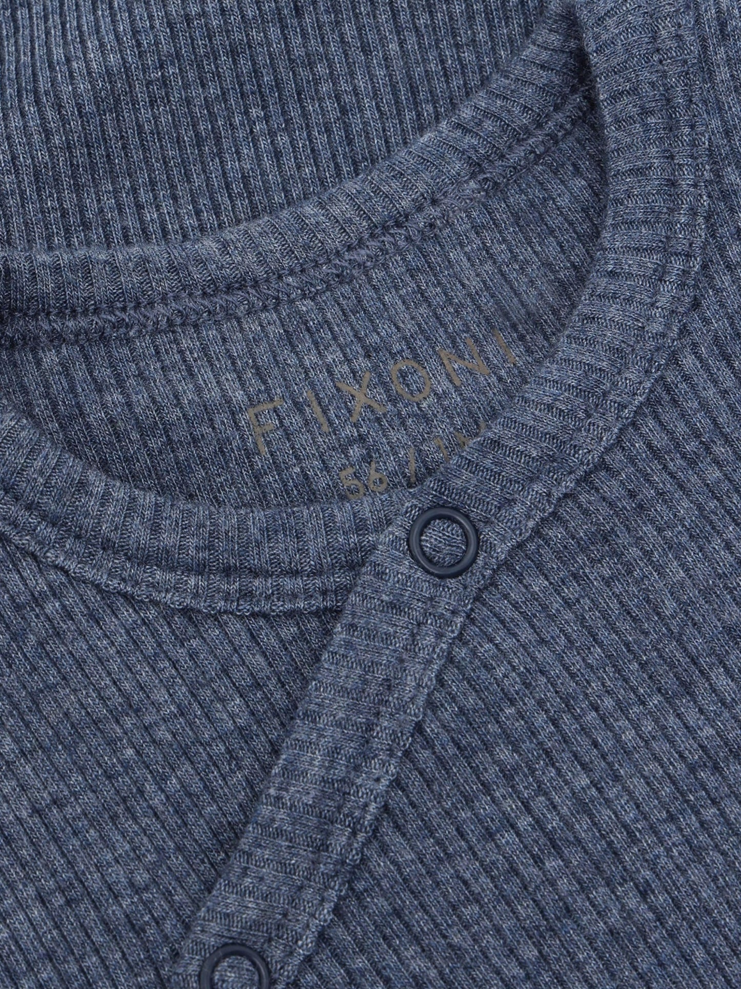 Wickelbody - Modal/Baumwolle - Dunkelblau/Vintage Indigo Melange - Fixoni