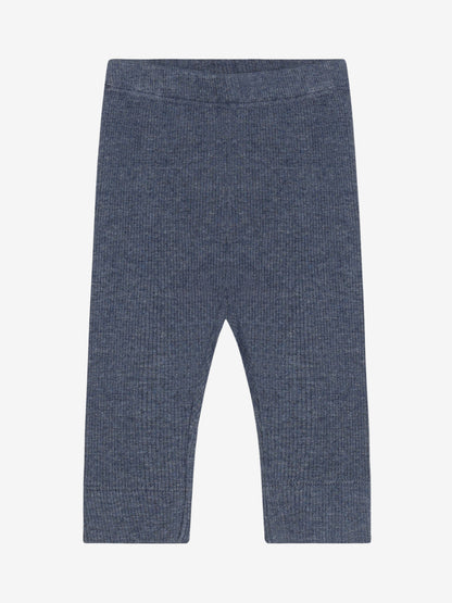 Legging - Modal/katoen - Donkerblauw/Vintage Indigo Melange - Fixoni