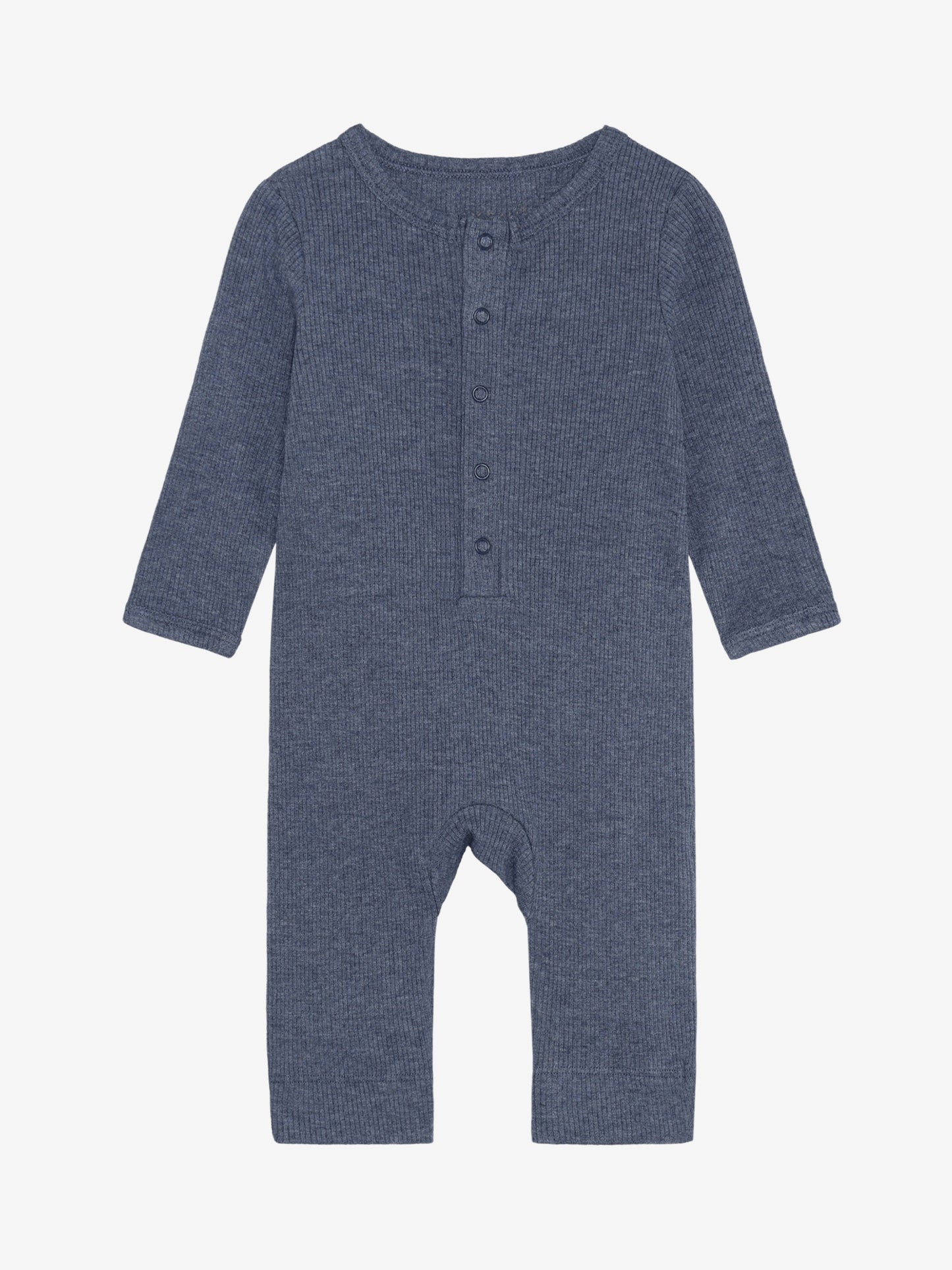 Strampler - Modal/Baumwolle - Dunkelblau/Vintage Indigo Melange - Fixoni
