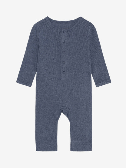 Strampler - Modal/Baumwolle - Dunkelblau/Vintage Indigo Melange - Fixoni