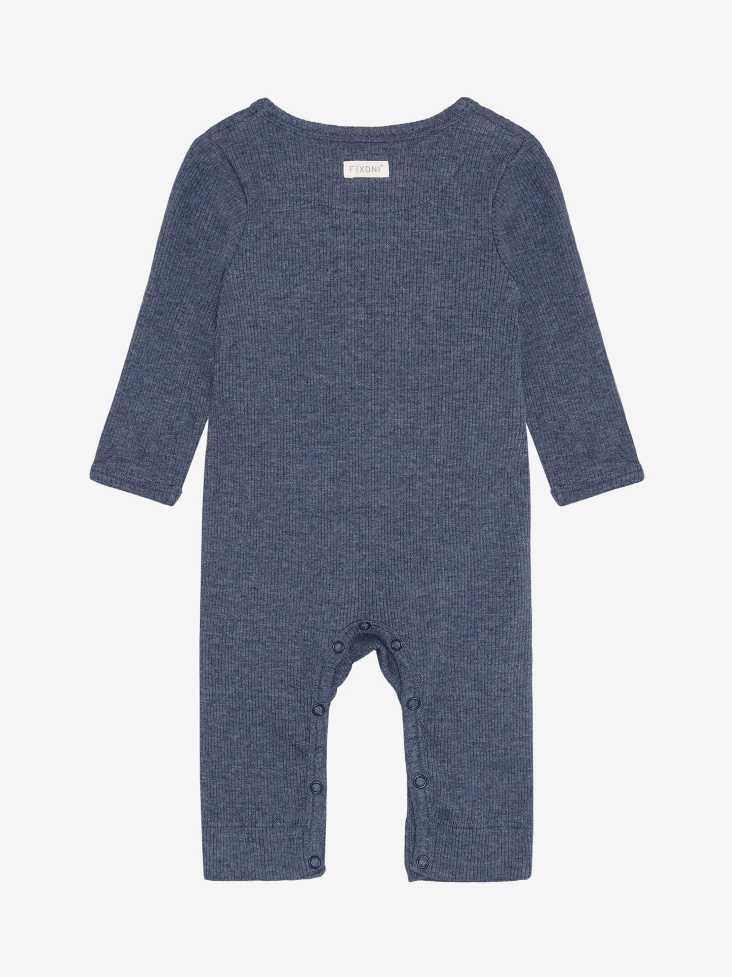Strampler - Modal/Baumwolle - Dunkelblau/Vintage Indigo Melange - Fixoni
