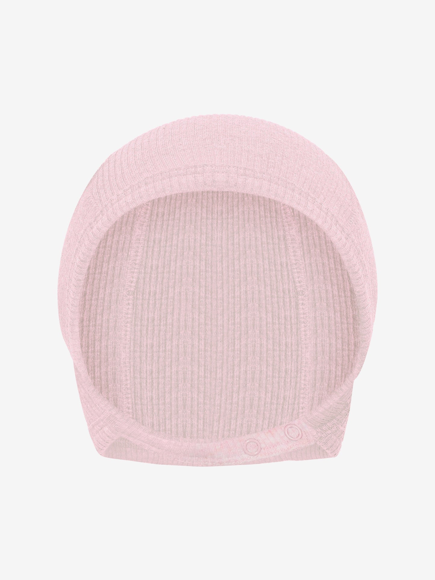 Babymütze - Helm-Mütze - Modal/Baumwolle - Rosa/Bleached Mauve Melange - Fixoni