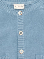 Fixoni Gebreid Baby Vestje - Biologisch Katoen - Knit Cardigan - Mountain Spring - GOTS - Fixoni - productfoto - afbeelding 4