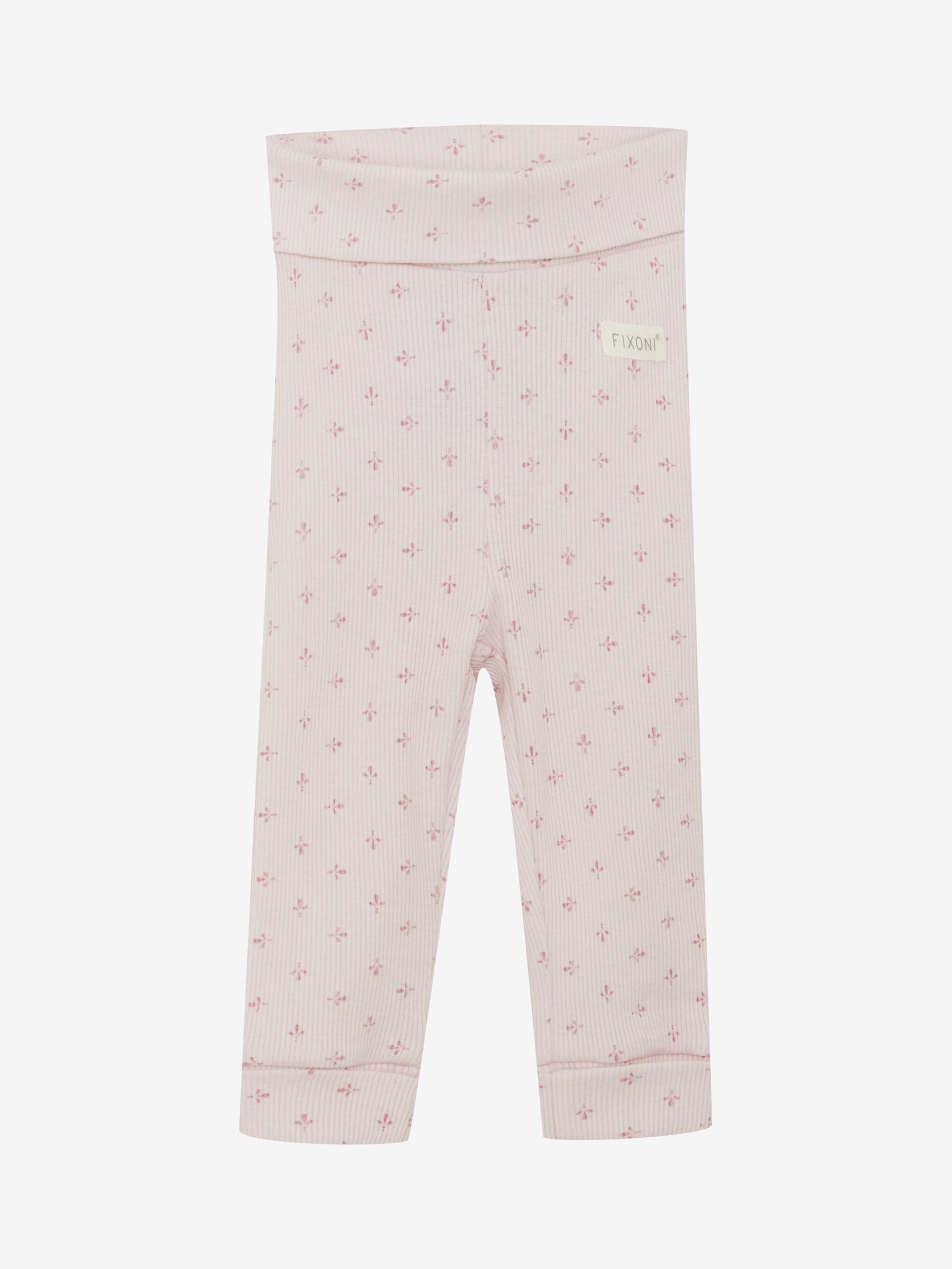 Legging - Biologisch katoen - Roze/Hushed Violet - Fixoni - productfoto - afbeelding 2