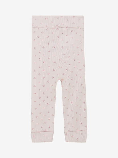 Leggings - Bio-Baumwolle - Rosa/Hushed Violet - Fixonia