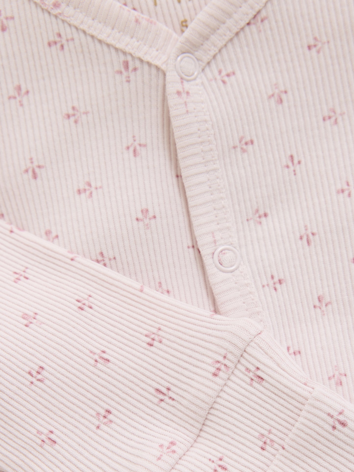 Strampler - Bio-Baumwolle - Rosa/Hushed Violet - Fixoni