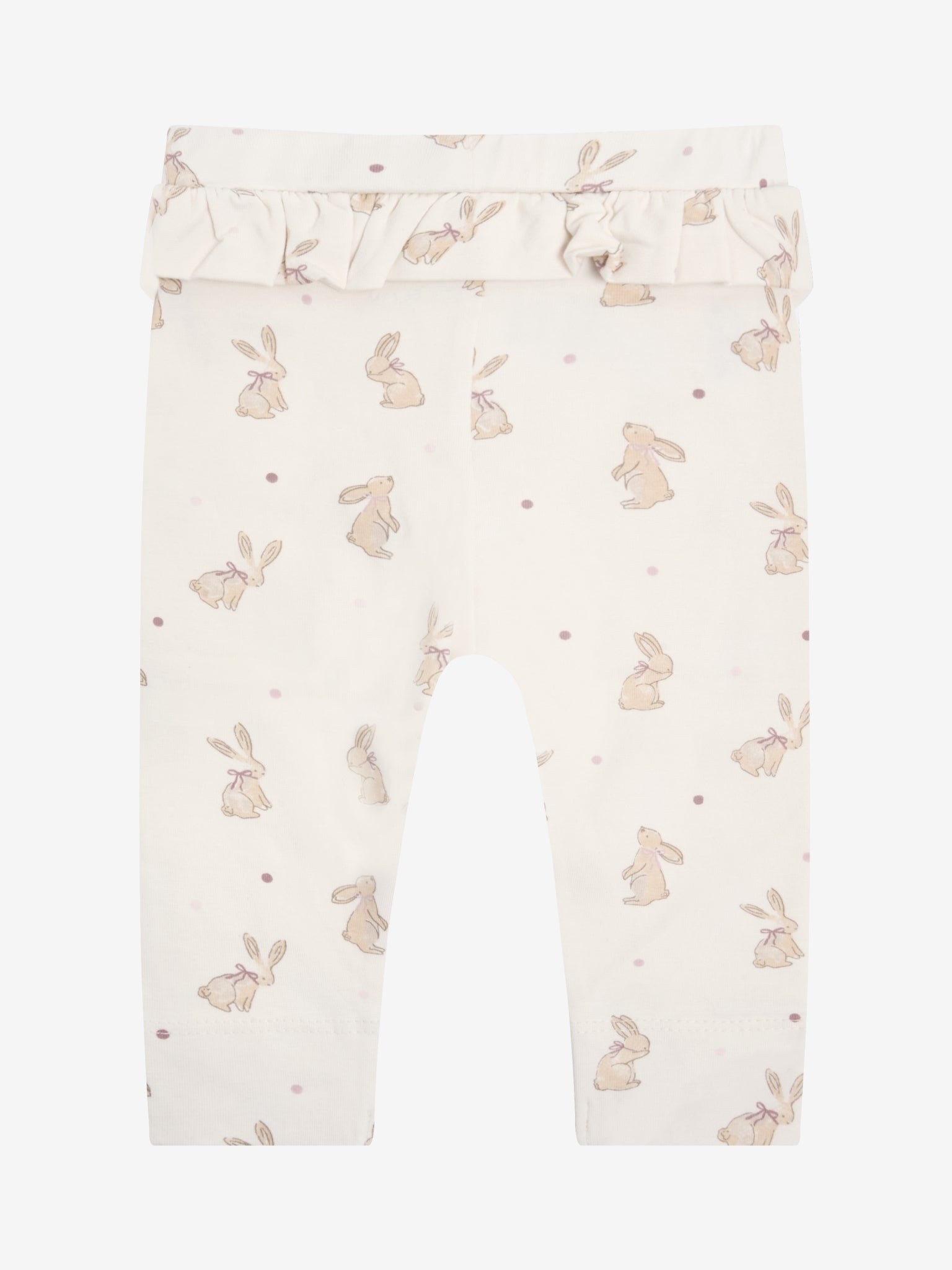 Legging met konijntjesprint – Pale Lilac – Biologisch katoen – Fixoni