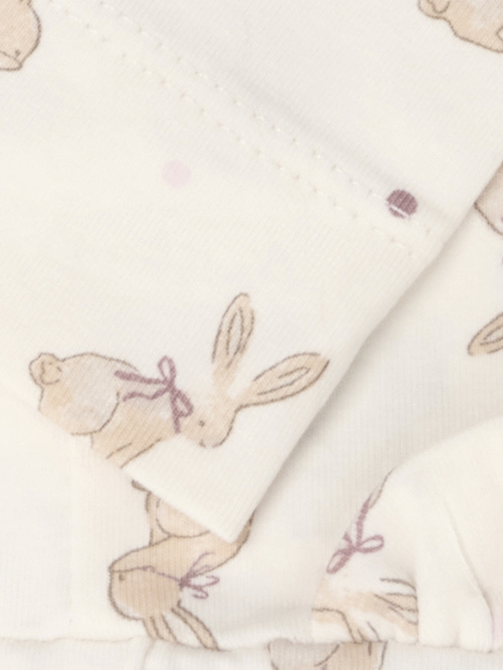 Leggings mit Hasenprint – Pale Lilac – Bio-Baumwolle – Fixoni