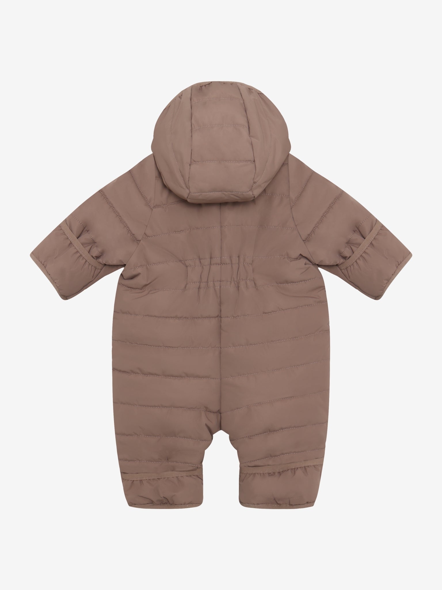 Buitenpak met quilted voering - Mountain Trail - Bruin - Fixoni - achterkant