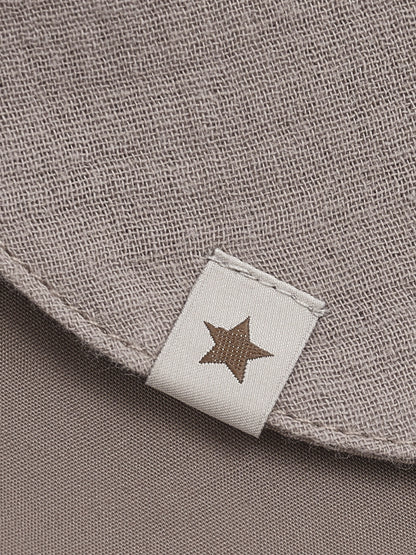 Zonnehoedje baby - Biologisch katoen/Mousseline - Bruin/Moon Rock - Huttelihut