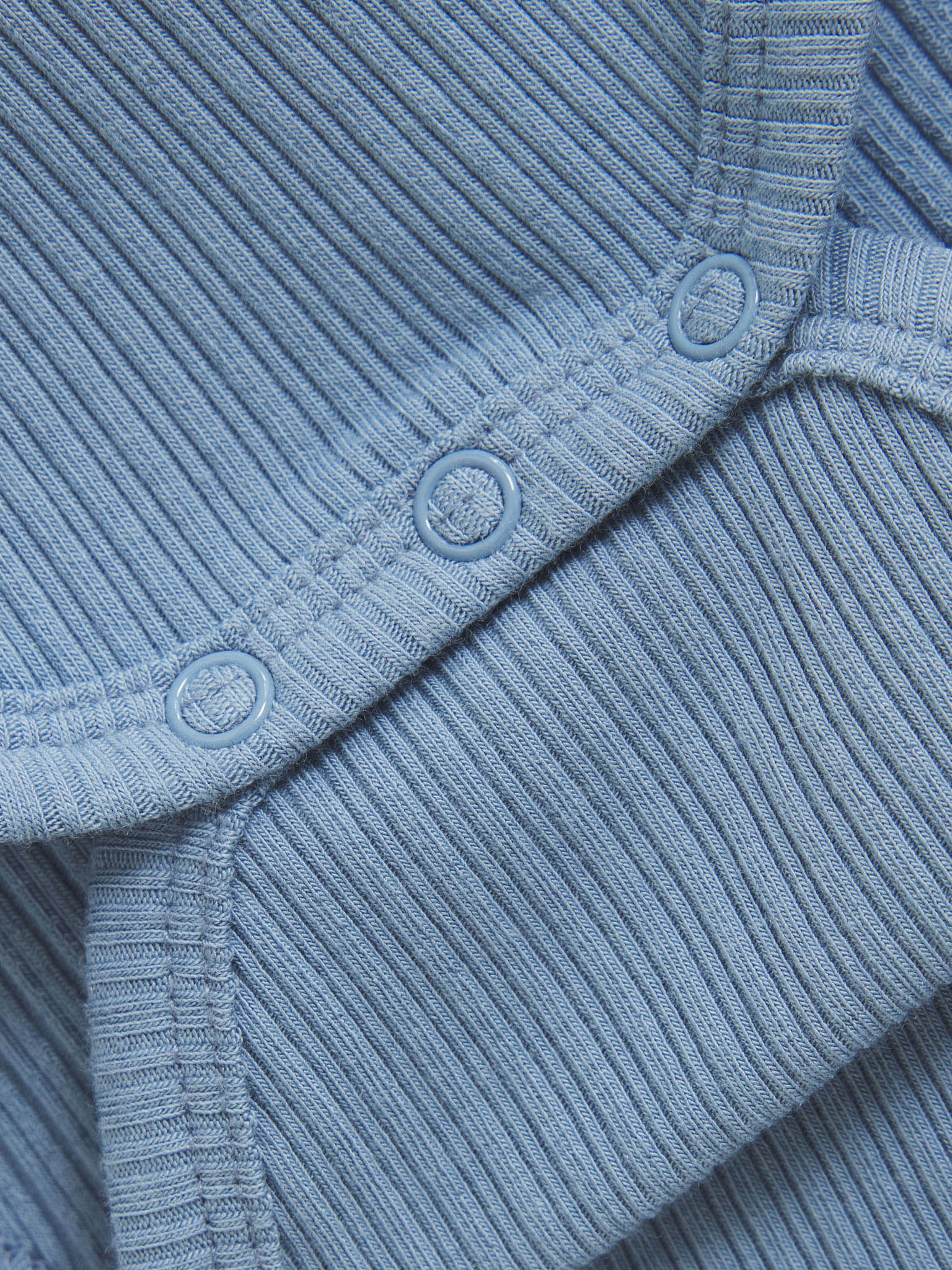 Romper korte mouw - Katoen & Modal mix - Windward Blue - Body SS Rib - Huttelihut - voorkant - afbeelding 3
