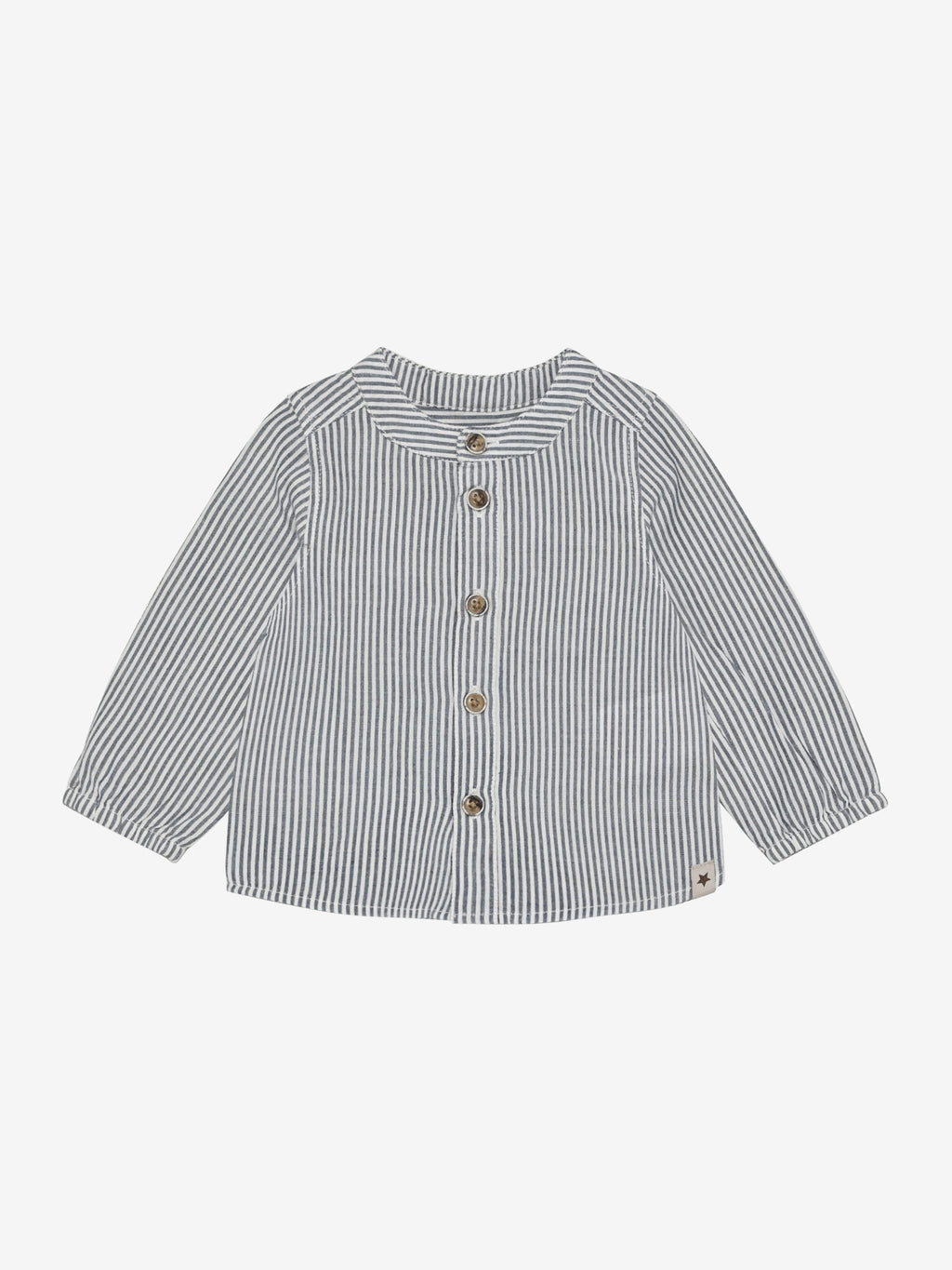 Overhemd top - YD Stripe - Katoen - Bering Sea - Huttelihut - productfoto