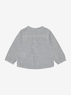 Overhemd top - YD Stripe - Katoen - Bering Sea - Huttelihut - productfoto - afbeelding 4