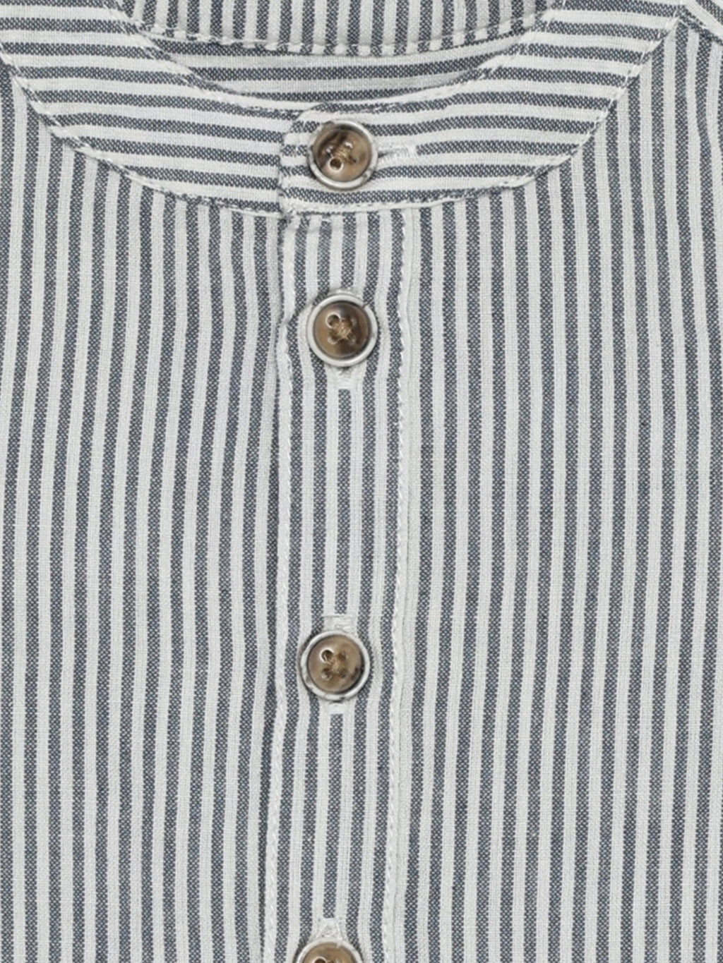 Overhemd top - YD Stripe - Katoen - Bering Sea - Huttelihut - productfoto - afbeelding 3