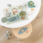 Deer Friends - Houten Laagjes Puzzel - Colour Mix - 18+ maanden - Done by Deer - productfoto - afbeelding 3