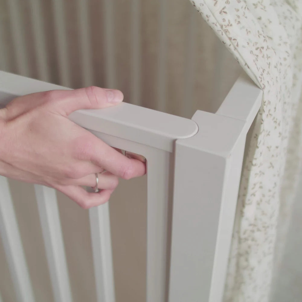 Meegroei bed - Harlequin Baby Bed - 60x120cm - FSC Mix - White - CamCam Copenhagen