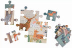 Vloerpuzzel 40 stukjes bos - 80x35 cm - Egmont Toys - productfoto