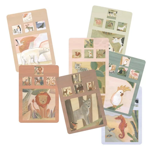 Familie Kwartet Dieren - FSC karton - 3+ jaar - Egmont Toys