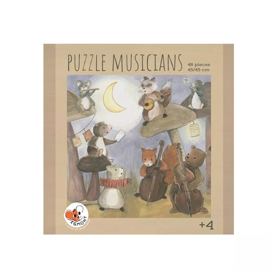 Puzzel Muzikanten - 48 St. - FSC karton - 4+ jaar - Egmont Toys