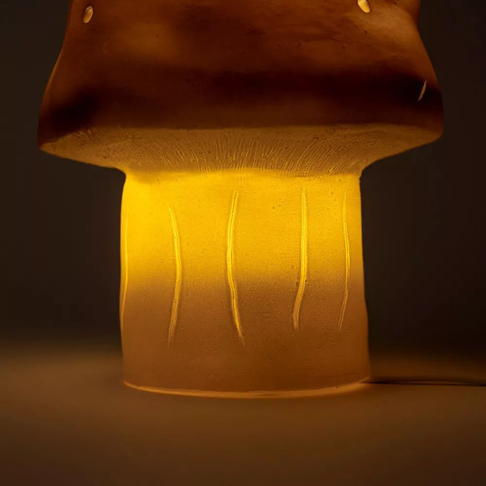Nachtlamp Paddenstoel Klein – Chocolade met dimmer – 28 cm – Egmont Toys