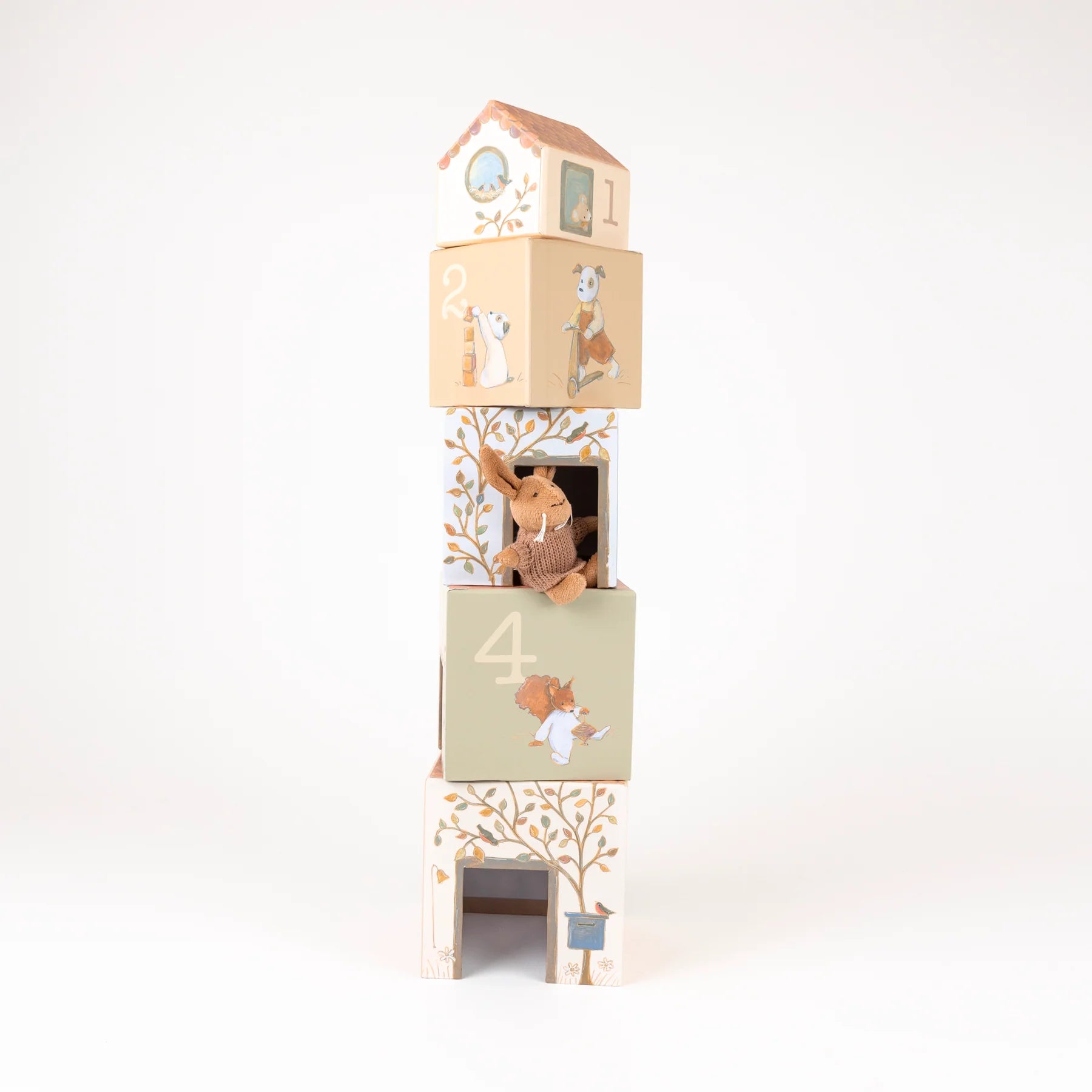 Lenny het konijn kubushuis - Karton - Egmont Toys - productfoto
