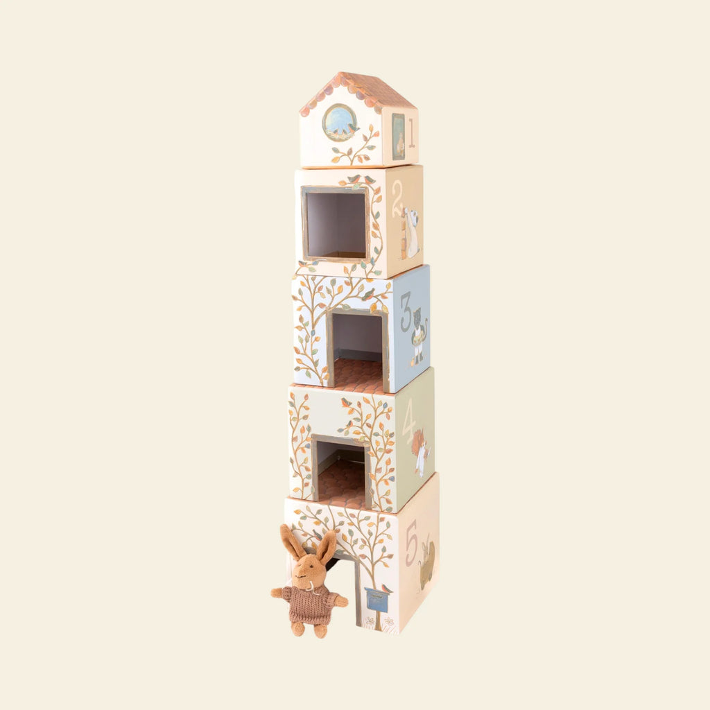 Lenny het konijn kubushuis - Karton - Egmont Toys - productfoto - afbeelding 3